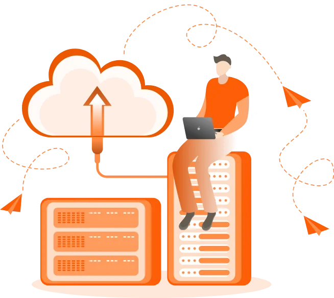 TKS HOSTIFY Cloud Storage Illustration